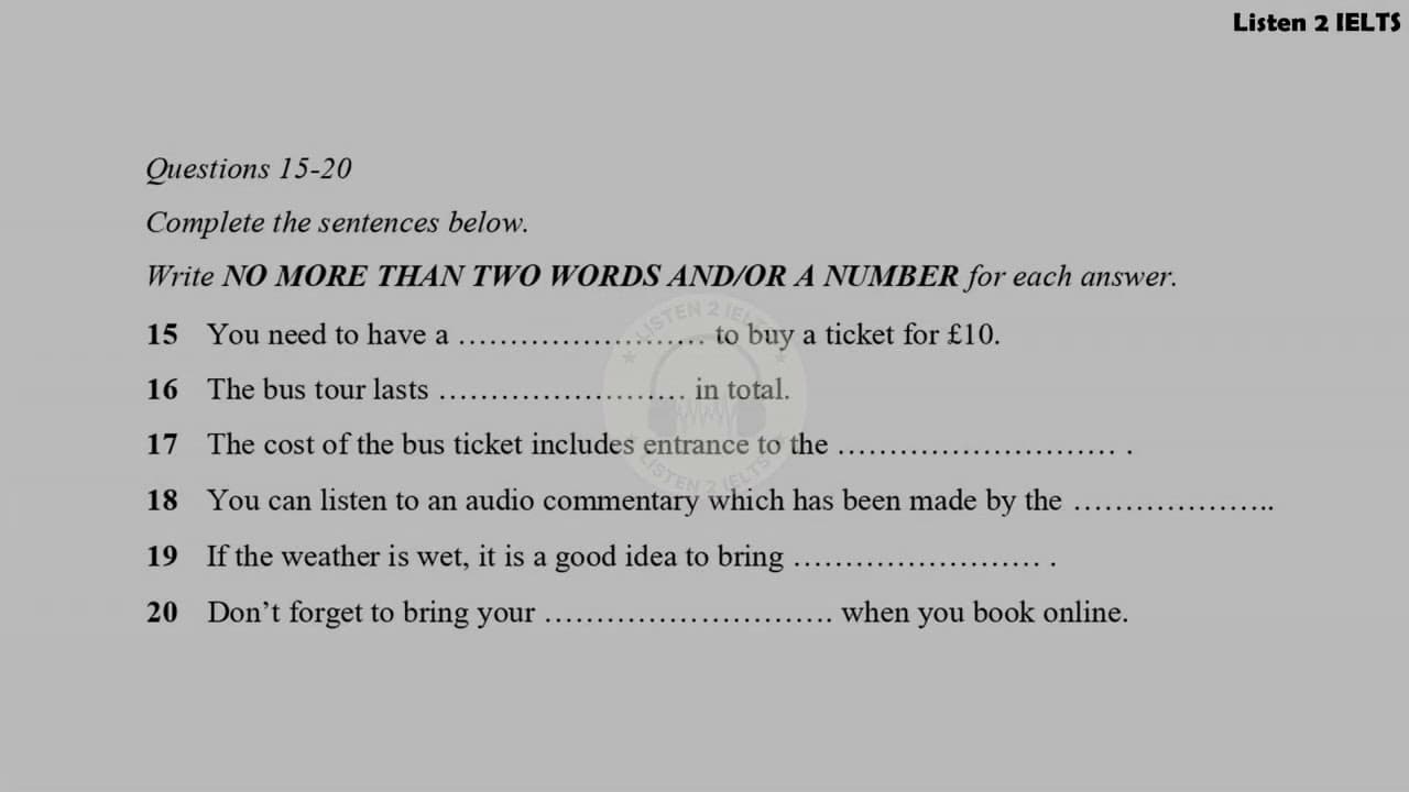 A FREE listening test thumbnail
